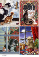 Рисовая бумага Decor,  "За окном - зима"   