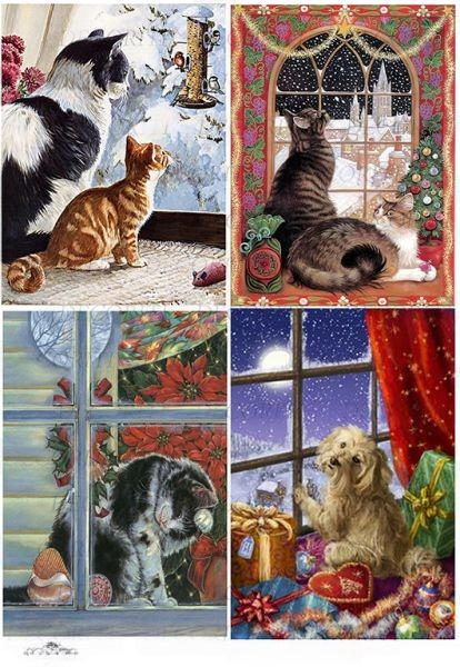 Рисовая бумага Decor,  "За окном - зима"   