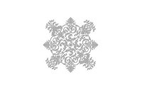 Трансфер - натирка декоративный  ''Ажурная салфетка'', цвет - серебро, размер - 17 х 25 см.  