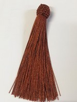 Кисточка декоративная, высота - 15 см., цвет - коричневый