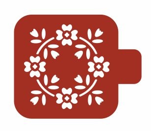 Трафарет - модуль Event Design, серия "Флора"  