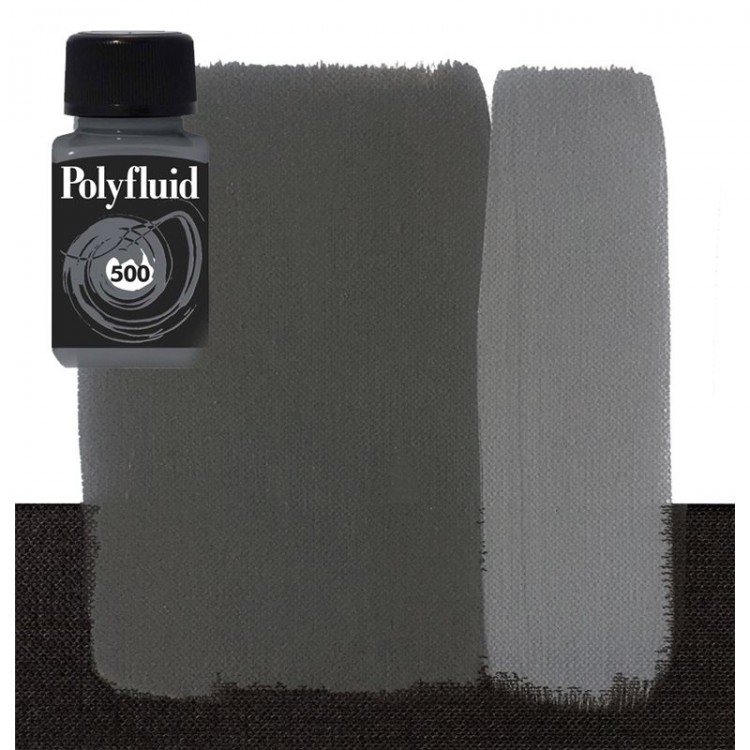 Краска акриловая Maimeri "PolyFluid",  цвет - серый